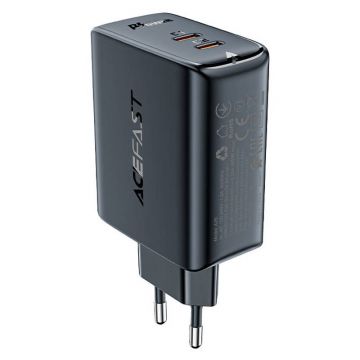 Acefast A29 Charger 2x USB-C 50W GaN (Black)