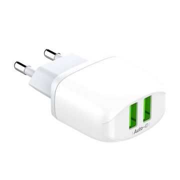 Fast Charging Wall Charger Kit LDNIO A2219 + MicroUSB Cable