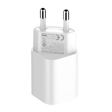 Compact charger LDNIO A2317C, 30W - USB-C, USB-C Cable