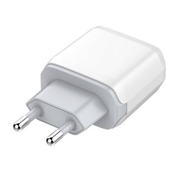 LDNIO Wall Charger - USB & USB-C, 22.5W + Cable