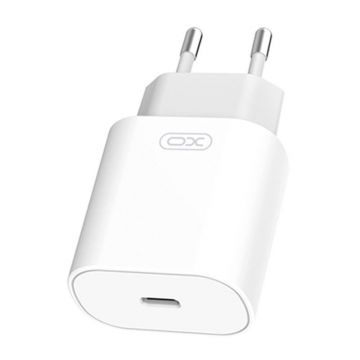 Incarcator de perete XO L91, USB-C, 25W + cablu USB-C/Lightning (alb)