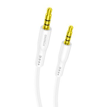Audio Cable Aux 3.5mm Jack Foneng BM22 White: High-Quality Sound