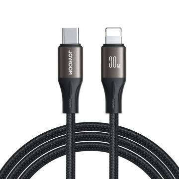 Cable Joyroom Light-Speed USB-C to Lightning, 30W, 1.2m (Black)
