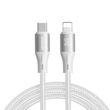 Joyroom Light-Speed Cable USB-C to Lightning 30W, 1.2m (White)