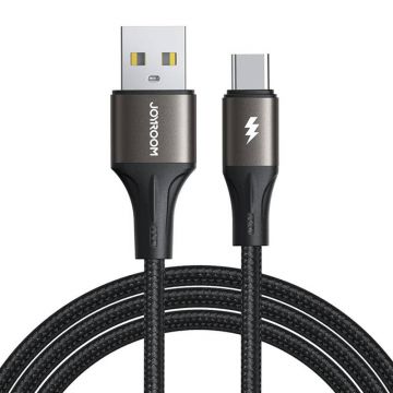 Joyroom Cable USB-C 3A Black 1.2m: Fast Charging & Data Transfer