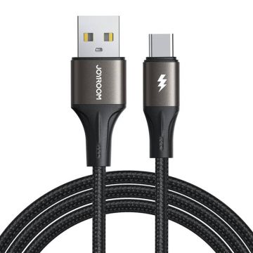 Joyroom Black USB to USB-C Cable (SA25-AC3 / 3A / 2m)