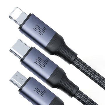 Cable Speedy USB Joyroom SA21-2T3 6 in 1, 100W, 1.5m
