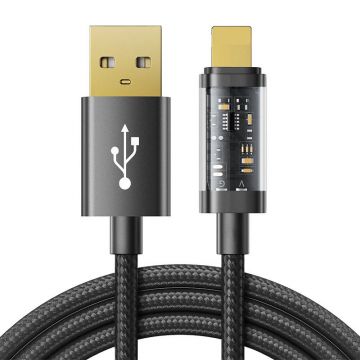 Joyroom Cable USB-A to Lightning 2.4A 1.2m Black