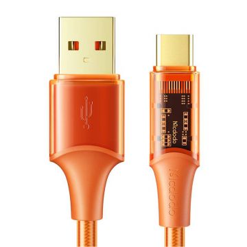 USB-C Cable Mcdodo CA-2093, 6A, 1.8m (orange) - Fast Charging, Data Transfer