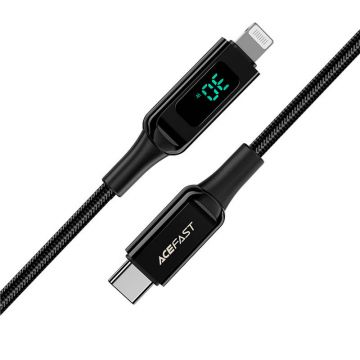 USB-C to Lightning Cable, 30W, MFI, 1.2m (Black)