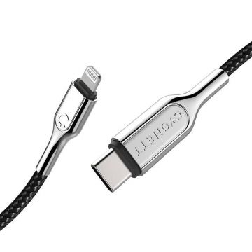 USB-C to Lightning Cable: Cygnett Armoured 30W, 2m (Black)