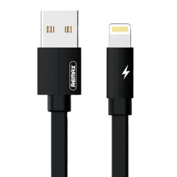 Cable USB Remax Kerolla, 2m (black)- Fast Charging, Data Transmission