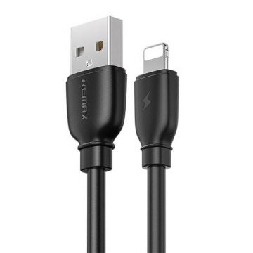 Remax Suji Pro USB Lightning Cable, 1m (black) - Încărcător USB Lightning Remax Suji Pro, 1m (negru)