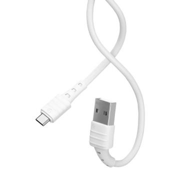 Cable USB Remax Zeron, 1m, 2.4A (white)