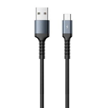 Cable USB-micro USB Remax Kayla II, RC-C008, 1m (black): Fast Charging, Durable