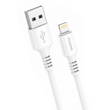 Cable USB to Lightning Foneng X85, 1m, white