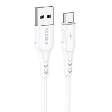 Foneng X81 - Cable USB to USB-C White, 2.1A