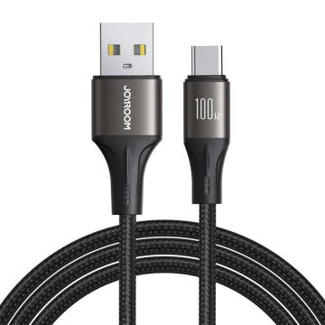 Cable USB to USB-C Joyroom SA25-AC6 100W 1.2m Black