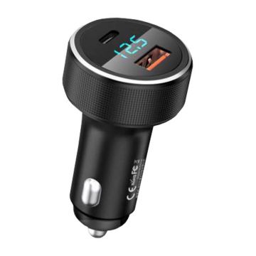 Fast Charging Car Charger REMAX RCC215, 58.5W (Black)