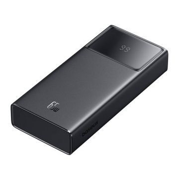 Baseus Star-Lord Powerbank, 20000mAh 65W - USB-C Cable (Black)