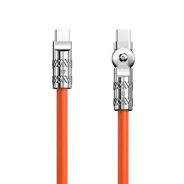 Durable Dudao L24CC USB-C to USB-C Cable, 1m (Orange)
