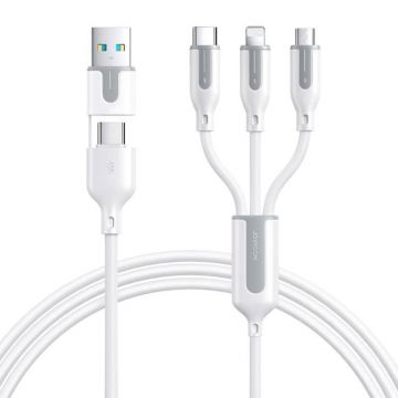 Joyroom 5in1 USB Cable - S-2T3018A15, 3.5A/1.2m, White.