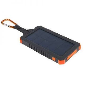 Acumulator extern Solar Charger 5000 Black Orange