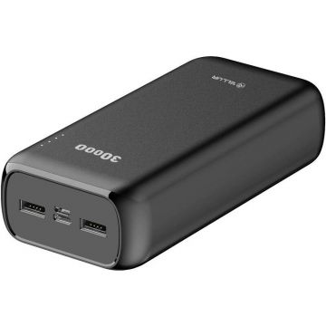 Baterie Externa PBC303  2x USB  1x USB-C 30000mAh Negru