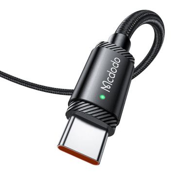 Cablă USB-A către USB-C Mcdodo CA-4730, 120W, 1,5m (negru)