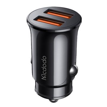 Mcdodo CC-6602: Car Charger USB-A 2 Porturi 12W
