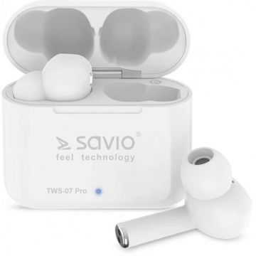 Casti TWS-07 Pro True Wireless Alb