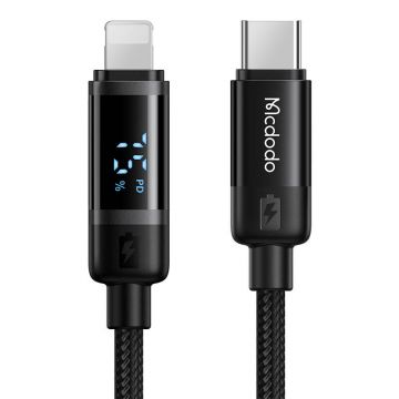 Mcdodo Cable USB-C to Lightning, 36W, 1.2m, Black