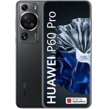 Smartphone Huawei P60 Pro, 256GB, 8GB RAM, Dual SIM, 4G, 4-Camere, Black
