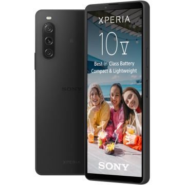 Smartphone Sony Xperia 10 V, 128GB, 6GB RAM, Dual SIM, 5G, 4-Camere, Black