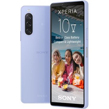 Smartphone Sony Xperia 10 V, 128GB, 6GB RAM, Dual SIM, 5G, 4-Camere, Lavender