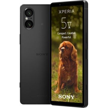 Smartphone Sony Xperia 5 V, 128GB, 8GB RAM, Dual SIM, 5G, Tri-Camera, Black