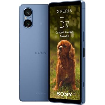 Smartphone Sony Xperia 5 V, 128GB, 8GB RAM, Dual SIM, 5G, Tri-Camera, Blue