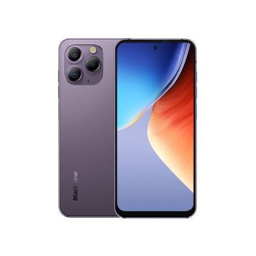 Telefon mobil Blackview A96, Provence Purple, 4G, display 6.5''120Hz 2.4K, 8+8GB RAM, 256GB ROM, Android 13, Helio G99, 4380mAh, Dual SIM