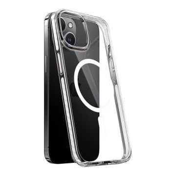Case iPhone 15 Torras Sparka, Transparent, Wireless Charging