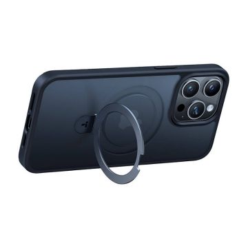 Torras UPRO Ostand Matte Case pentru iPhone 15 Pro (negru)