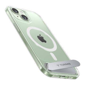Torras UPRO Pstand iPhone 15 Case - Transparent Protection