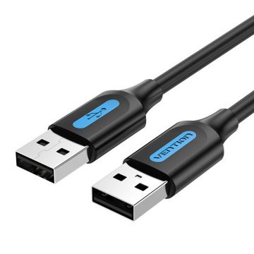 Vention COJBC USB 2.0 Cable 0.25m, Black, PVC