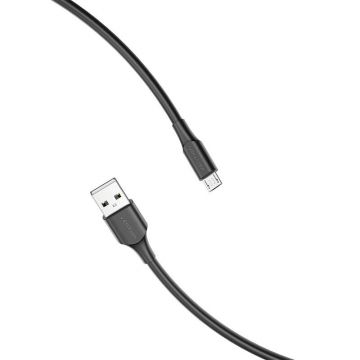 Cablă USB Vention CTIBG, USB 2.0 la Micro-B (2A, 1.5m, negru)