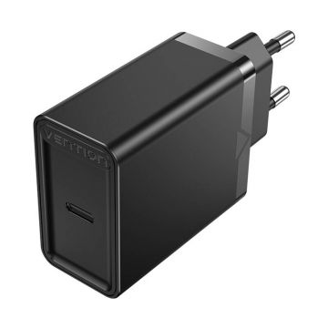 USB-C PD Charger Vention FADB0 (20W) Black