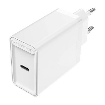 USB-C Wall Charger Vention 20W White | Fast & Safe Charging