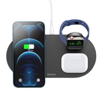 Wireless Charger 15W 3 in 1 Mcdodo CH-7061 (Black)