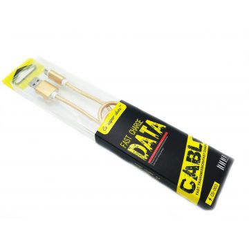 Cablu Date si Incarcare Micro Usb Cablu Panza Gold C216