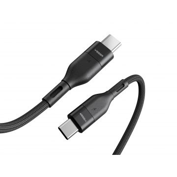 Cablu de date Veger CC01, Type-C Fast Charge, Negru C710