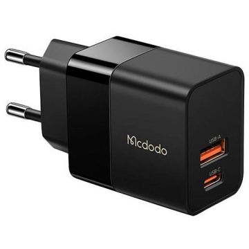 Incarcator CH-1952, USB, USB-C, 20W, 3A, cablu USB-C la Lightning 1.2m inclus, Negru