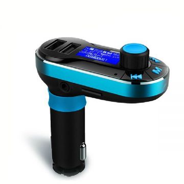 Modulator FM si Car Kit Bluetooth si MP3, BG02 Incarcator Auto cu doua porturi USB si Transmitator